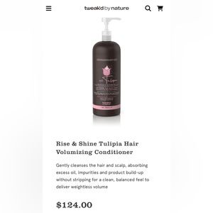 Brand new LITRE size of high end natural brand conditioner Tweaked by Nature.